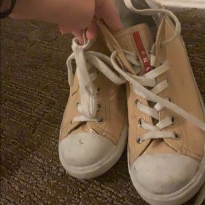 Prada high top sneakers girls